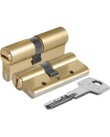 Цилиндровый механизм 164 DBN-E/70 (30+10+30) mm латунь 5 кл.
