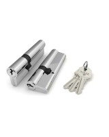 Цилиндровый механизм (100 CA/105) 1000CAKey105(30+10+65) CP хром 3Key