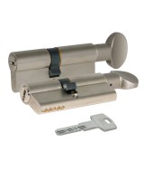 Цилиндровый механизм с вертушкой 164 BM/68 (26+10+32) mm никель 5 кл.