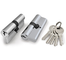 Цилиндровый механизм (100 ZA/90) 1000ZAKey90(40+10+40) CP хром 5Key