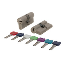 Цилиндровый механизм MaxPro7000Key70mm(30+10+30) SN никель 7key