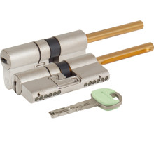 Цилиндровый механизм под вертушку (дл. шток) C48P313101 (62 мм/26+10+26), МАТ.НИКЕЛЬ