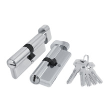 Цилиндровый механизм (200 ZM/110) 2000ZMKnob110(45+10+55) CP хром 5Key с вертушкой