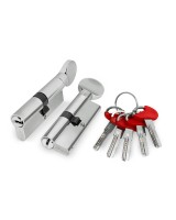 Цилиндровый механизм (D-PRO502/120) D-PRO5002Knob120(55+10+55) CP хром 5Key