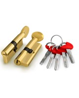 Цилиндровый механизм (D-PRO502/70) D-PRO5002Knob70(30+10+30) PB латунь 5Key