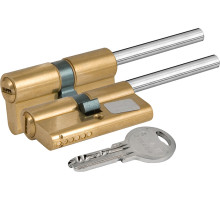 Цилиндровый механизм под вертушку (дл.шток) 164 SX/81 (45+10+26) mm латунь 5 кл.