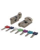 Цилиндровый механизм MaxPro7002Knob70mm(30+10+30) SN никель 7key с вертушкой