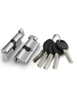 Цилиндровый механизм (A202/100) A2002Knob100(40+10+50) с вертушкой SN никель