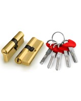 Цилиндровый механизм (D-PRO500/80) D-PRO5000Key80(30+10+40) PB латунь 5Key