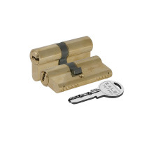 Цилиндровый механизм 164 SN/90 (30+10+50) mm латунь 5 кл.