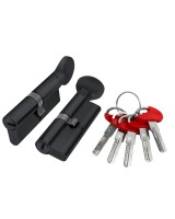 Цилиндровый механизм (D-PRO502/70) D-PRO5002Knob70(30+10+30) BL черный 5Key