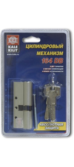 Цилиндровый механизм 164 DBN-E/70 (30+10+30) mm латунь 5 кл.