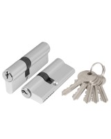 Цилиндровый механизм (AX100/80) AX1000Key80 (30+10+40) CP хром