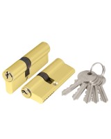 Цилиндровый механизм (AX100/70) AX1000Key70 (30+10+30) PB латунь