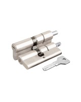Цилиндровый механизм под вертушку Cisa ASIX OE302-43.12 (100 мм/40+10+50), НИКЕЛЬ