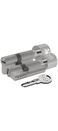 Цилиндровый механизм с вертушкой 164 OBS SCE/71 (26+10+35) mm никель 5 кл.