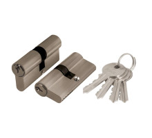 Цилиндровый механизм (AX100/60) AX1000Key60 (25+10+25)/HD AB бронза 4Key