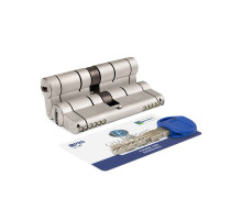 Цилиндровый механизм CP4D464601 (92 мм/41+10+41) МАТ.НИКЕЛЬ