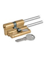 Цилиндровый механизм под вертушку (дл.шток) 164 SX/76 (40+10+26) mm латунь 5 кл.