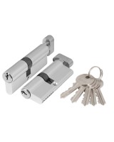 Цилиндровый механизм (AZ102/90) AZ1002Knob90 (35+10+45) CP хром