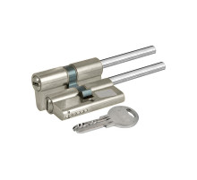 Цилиндровый механизм под вертушку (дл.шток) 164 SX/81 (45+10+26) mm никель 5 кл.