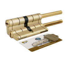 Цилиндровый механизм под вертушку (дл. шток) C39P513101LC5 (82 мм/46+10+26), ЛАТУНЬ (PVD)