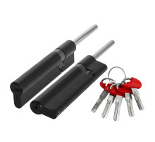 Цилиндровый механизм D-PRO5007 Tang 100 w/k (65+10+25) BL-24 черный 5Key без верт.