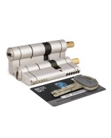 Цилиндровый механизм под вертушку C55F414101C5 (82 мм/36+10+36), МАТ.НИКЕЛЬ