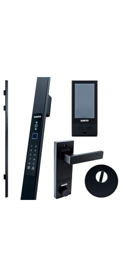Электронный замок Sanyo D700 Usmart Go DM70 с WiFi, ручка скоба 1800 мм, черный