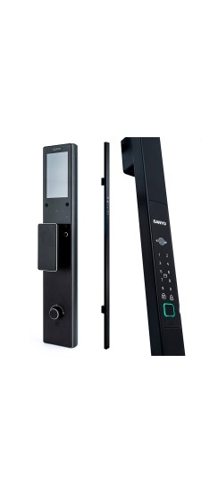 Электронный замок Sanyo D501 Tuya DM70 с WiFi, ручка скоба 1800 мм, черный
