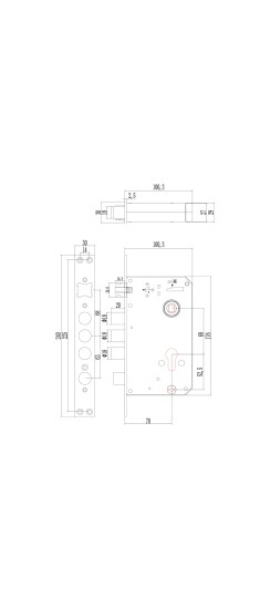 Электронный замок Sanyo D200 Tuya DM70 с WiFi, с видеодомофоном, черный