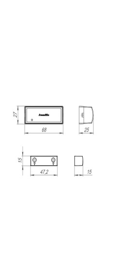 Датчик автозакрывания AC.RT01.05 BL черный