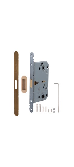 Магнитная защелка WC с ответной планкой GRAVITY.PRO G01.196.50.96 AB бронза