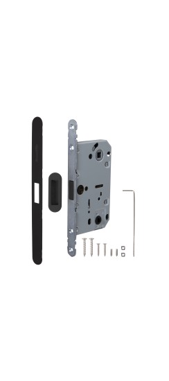 Магнитная защелка WC с ответной планкой GRAVITY.PRO G01.196.50.96 BL черный