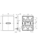 Накладка на сувальдный замок ESC.S-auto.RL/K.486 (ESC 486-S.auto RL) ABG-6 зелёная бронза (1шт.)
