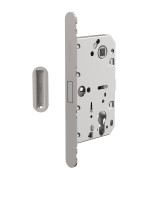 Замок межкомнатный магнитный под цилиндр с ответной планкой GRAVITY.PRO G02.196.50.85 MWSC ит.тисн