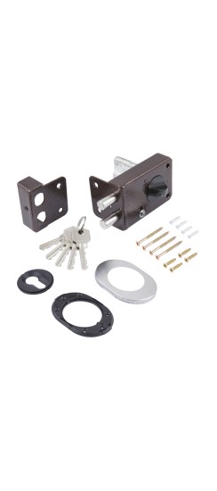 Замок накладной цилиндровый ЗН-2 ЗАЗ медь