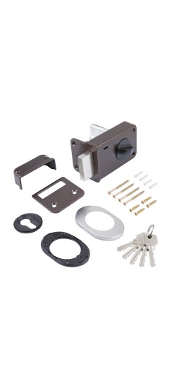 Замок накладной цилиндровый ЗН1-1 ЗАЗ медь