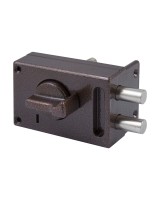 Замок накладной цилиндровый ЗН1-М1 КМЗ медь, 5 кл.