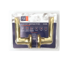 Ручка защелка DK610/BL PB-PS (без фик.) золото