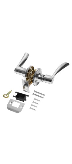 Ручка защелка DK610/BL CP-PS (без фик.) хром