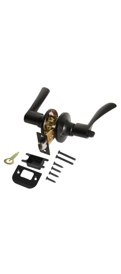 Ручка защелка DK610/BL BL-BK (фик.) черный