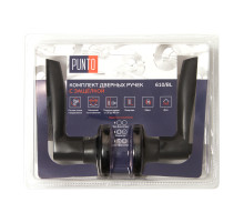 Ручка защелка DK610/BL BL-BK (фик.) черный