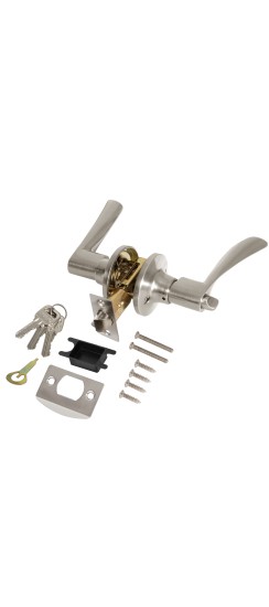 Ручка защелка DK610/BL SN-ET (кл./фик.) мат.никель