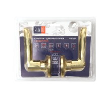 Ручка защелка DK610/BL PB-ET (кл./фик.) золото