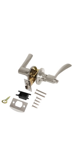 Ручка защелка DK610/BL SN-BK (фик.) мат.никель