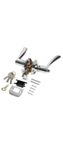 Ручка защелка DK610/BL CP-ET (кл./фик.) хром