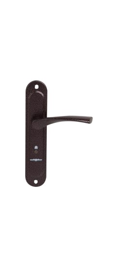 Ручка дверная на планке РФ2-77.01 (для замков 10.11,30.11), медь