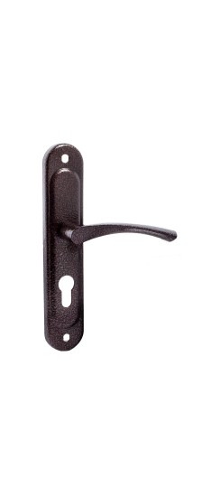 Ручка дверная на планке РФ1-55.17 (медь)