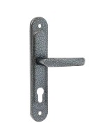 Ручка дверная на планке РФ1-68.02 серебро